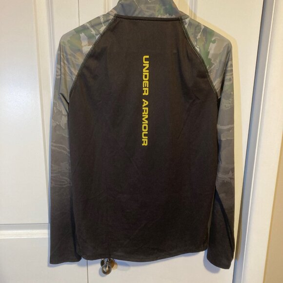 #37 Women's Under Armour Camouflage Half-Zip Pullover, Size Medium - Picture 4 of 4